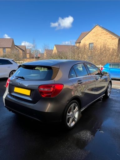 Shiny Mercedes A-class