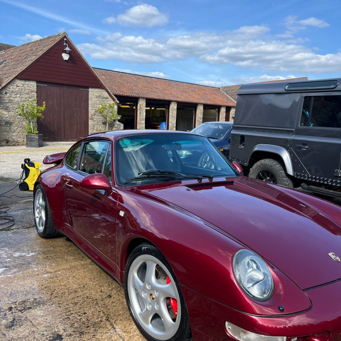 Porsche in the Cotswolds